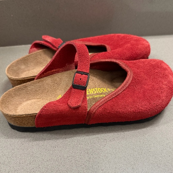 Birkenstock Rosemead Clogs Sz.9 Red - Picture 4 of 5